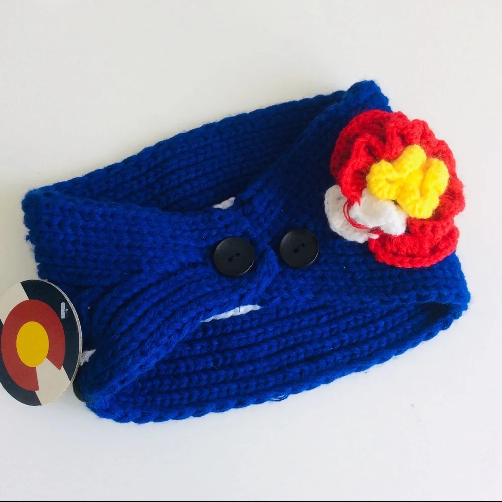 Colorado Flag Knit Headband Hat Size OS NWT